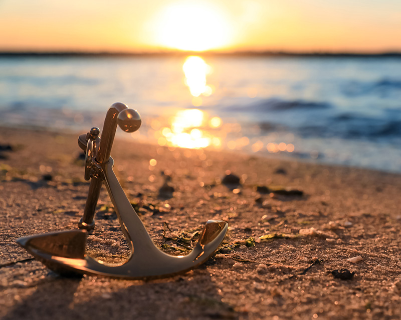 Anchor by the ocean for support and guidance from Deborah Kourgelis